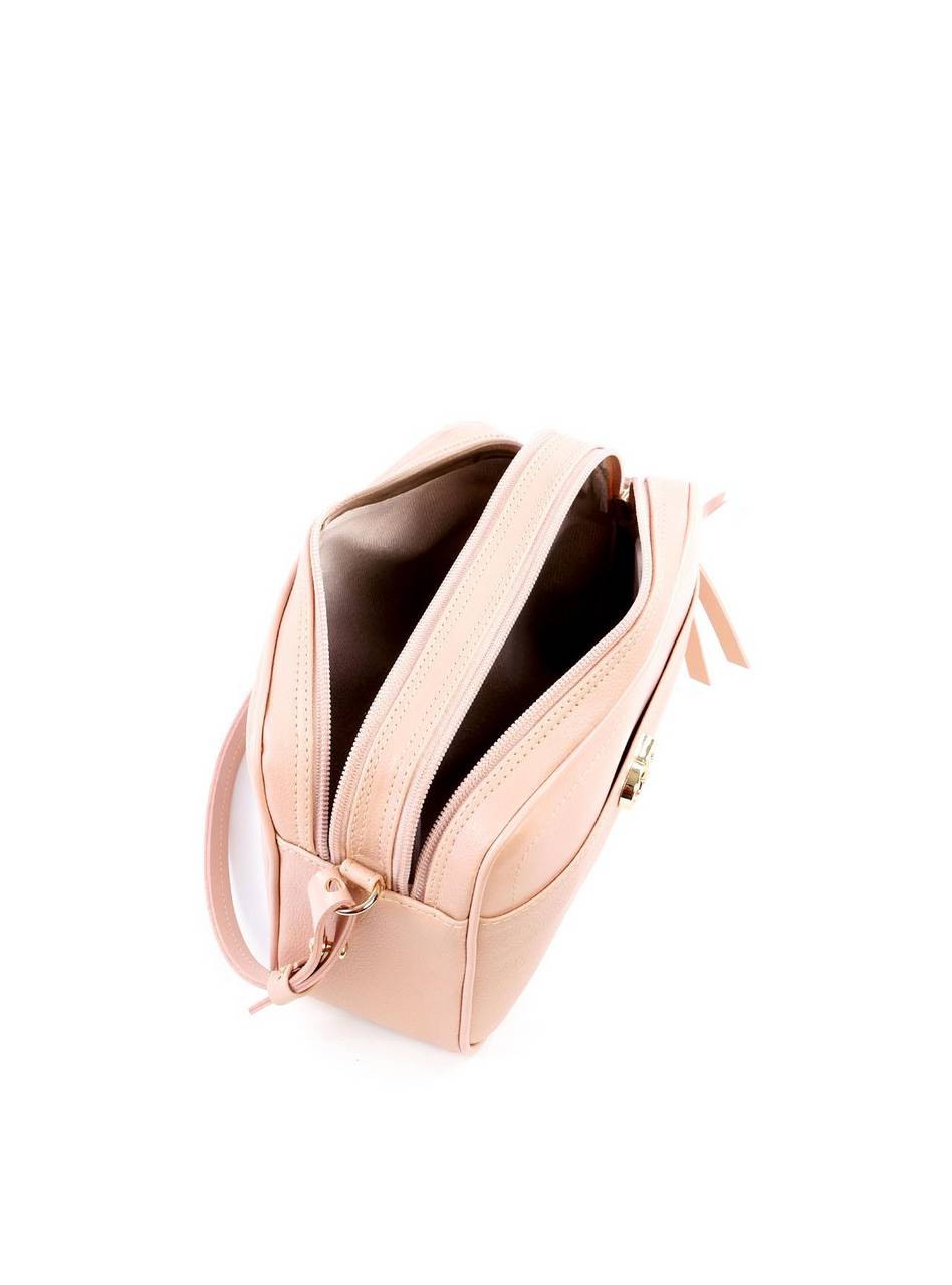 Bolsa Bag Transversal com Bolso Frontal - Nude BSI-6242 - NU