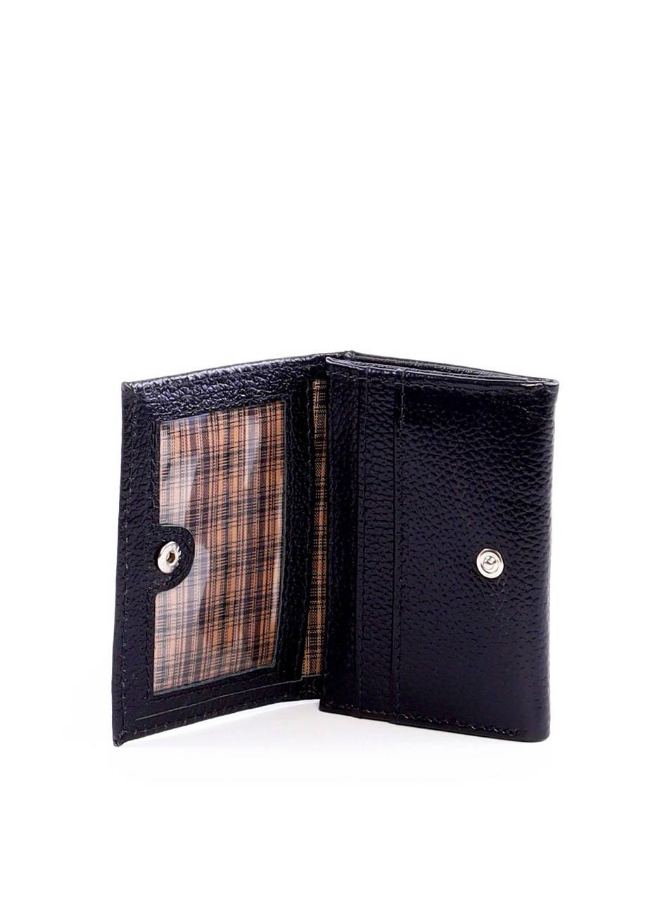 Porta Cartão Masculino em Couro com Divisórias - Preta CAI-1011 - PR