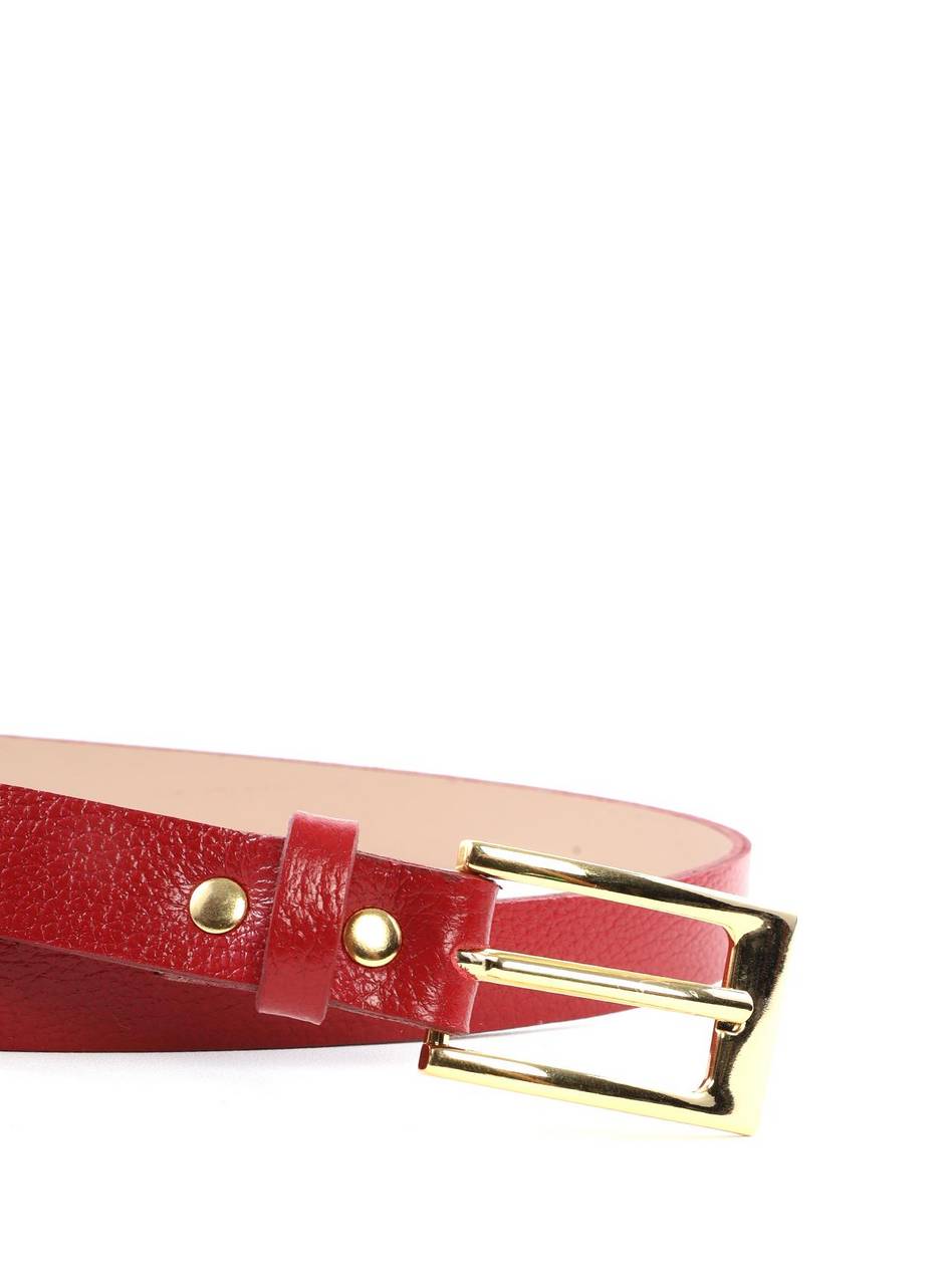 Cinto Feminino Fivela Retangular Vermelho CTI-939 - VE