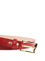 Cinto Feminino Fivela Retangular Vermelho CTI-939 - VE