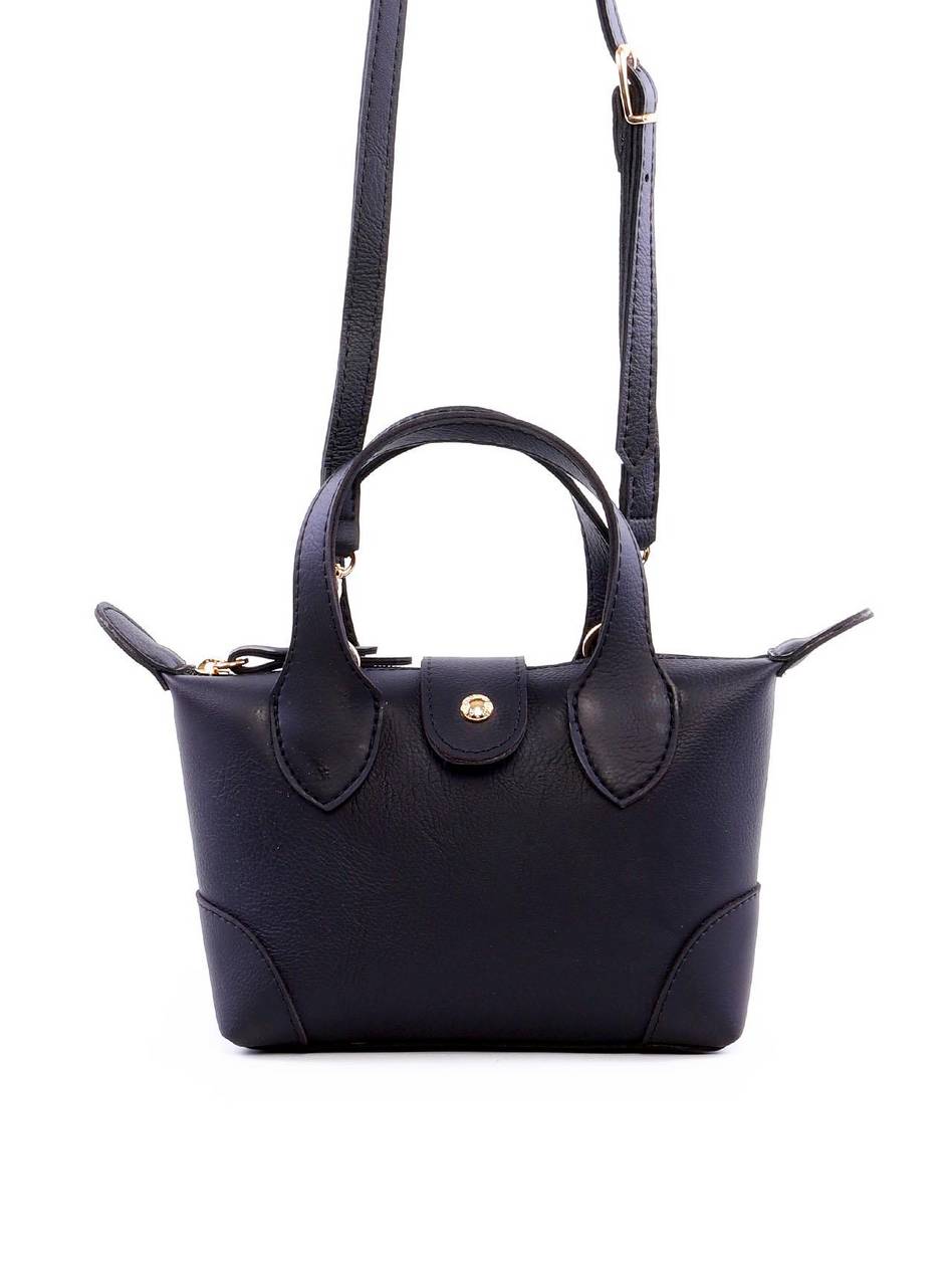 Bolsa Baú Transversal Pequena - Preta BSI-6272 - PR