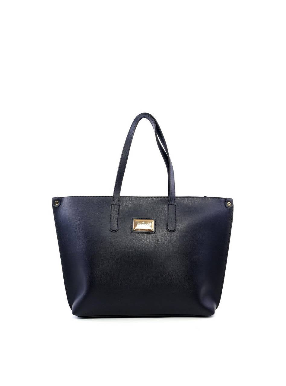 Bolsa Shopper com Detalhes Laterais - Preta BSI-6139 - PR