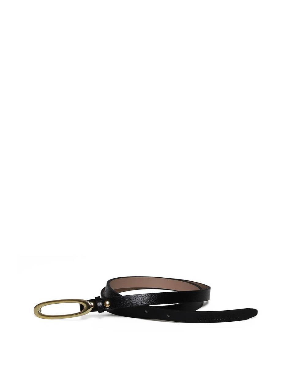 Cinto Feminino com Fivela Oval - Preta CTI-972 - PR