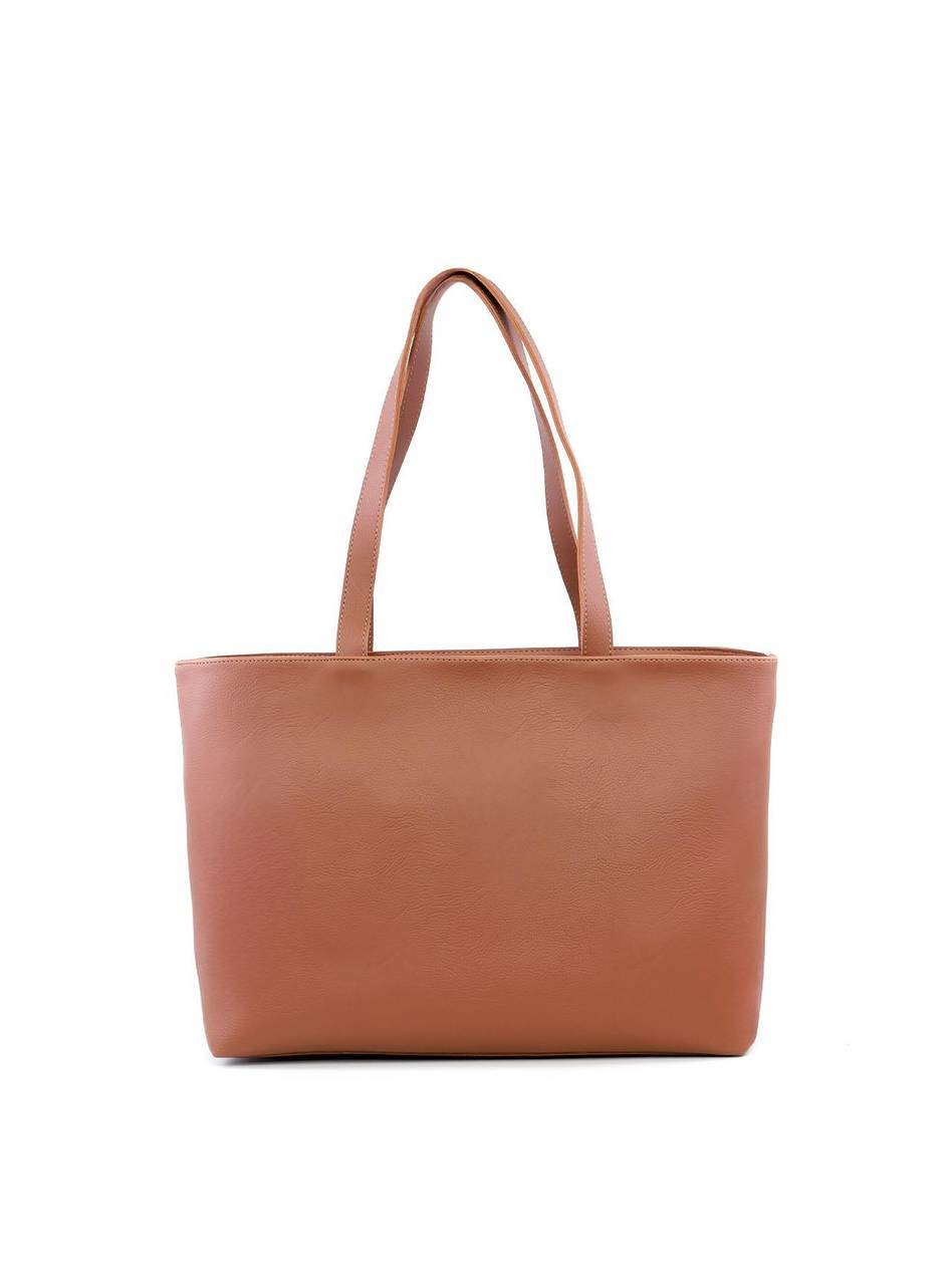 Bolsa Shopper Tiracolo com Flor - Castor BSI-6196 - CS