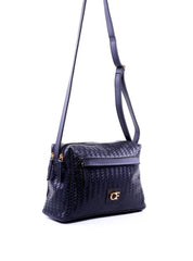 Bolsa Baú Transversal Duas Divisórias - Preta BSI-6321 - PR