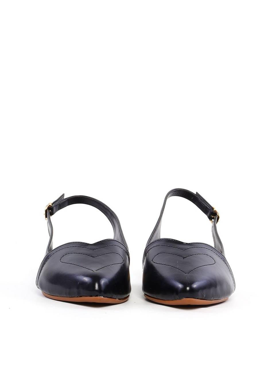 Sapatilha Slingback com Costura de Coração  SDI-12079 - PR