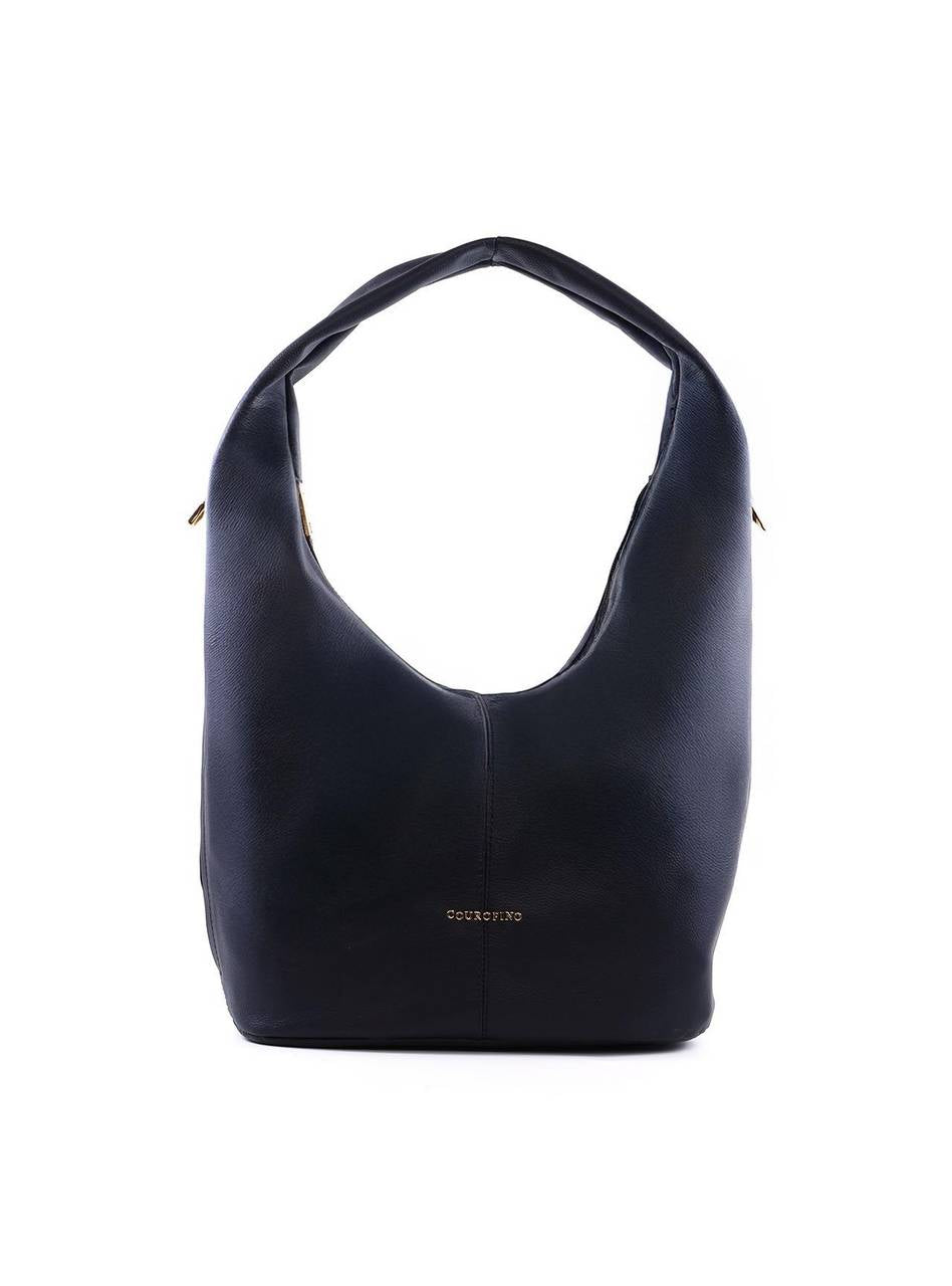 Bolsa Hobo Grande com Bolso Lateral - Preta BSI-6401 - PR