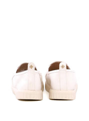 Tênis Slip On em Couro com Detalhe em Tressê - Fenno SP - 12192 - FE
