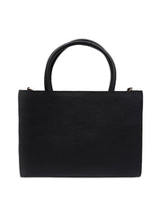 Bolsa Tote Mão Média Quadrada Preta BSI-4415 - PR