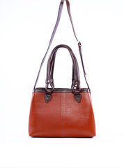 Bolsa Alderice Tote Detalhe Costura e Bag Charm - Castor BSI-6322 - CS