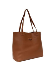 Bolsa Shopper Média Tiracolo Frente Lisa Castor BSI-5139 - CS