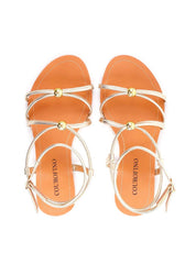 Rasteira com Tiras Entrelaçadas - Ouro SDI-11996 - AU