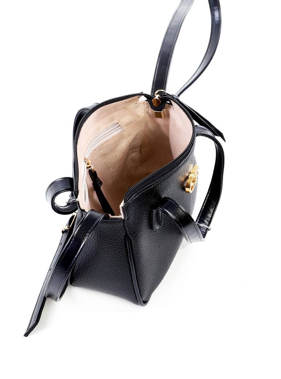 Bolsa Priscilla Tote Alça Dupla - Preta BSI-6310 - PR
