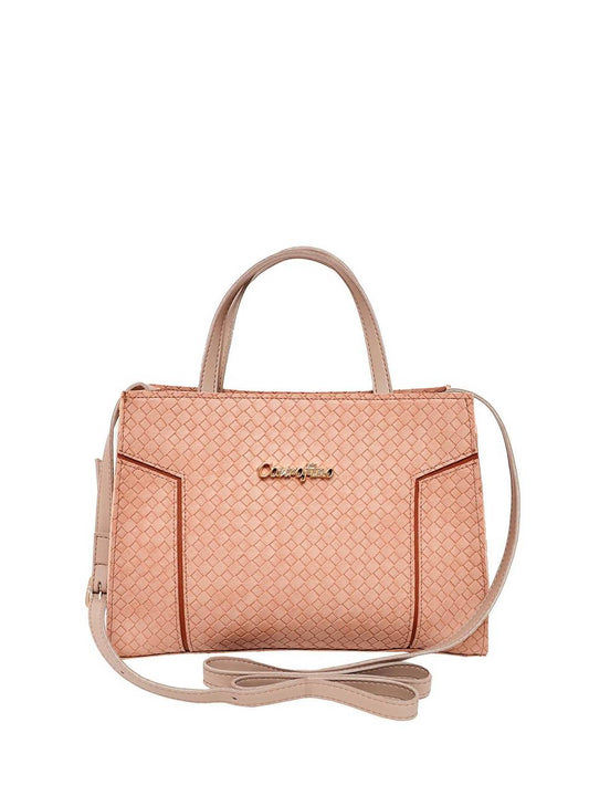 Bolsa Tote Média Transversal Nude BSI-5241 - NU