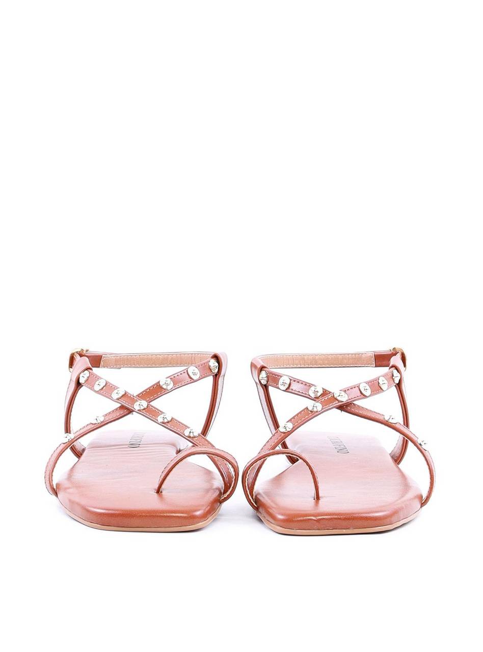 Rasteira com Dedeira e Tiras Cruzadas - Castor SDI-11903 - CS