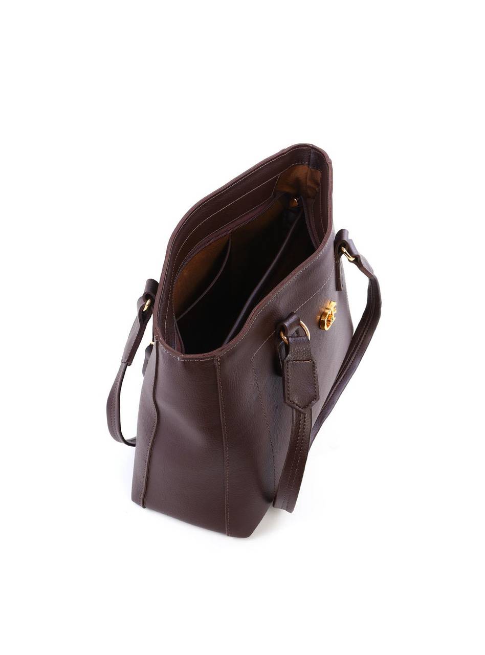 Bolsa Shopper Grande com Porta Moedas - Cacau BSI-6393 - CA