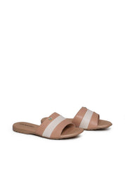 Sandália Feminina Rasteira Confort - Nude   SDI-11649 - NU