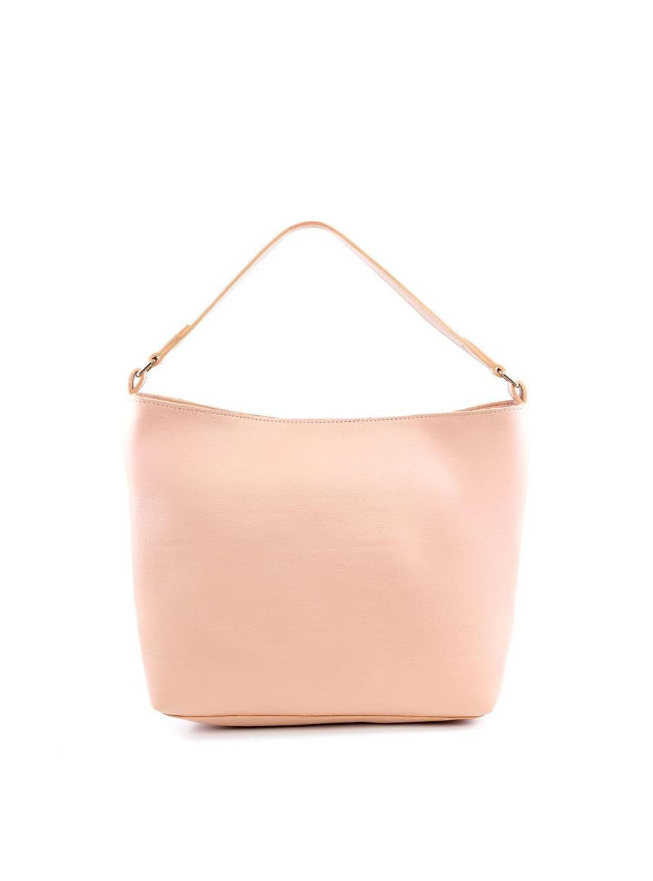 Bolsa Hobo de Mão com Detalhes - Nude BSI-6103 - NU