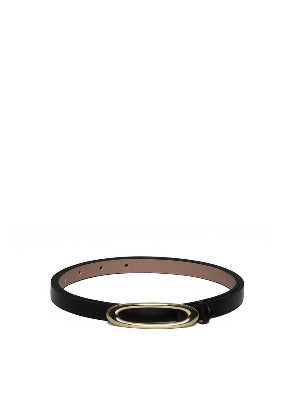 Cinto Feminino com Fivela Oval - Preta CTI-972 - PR