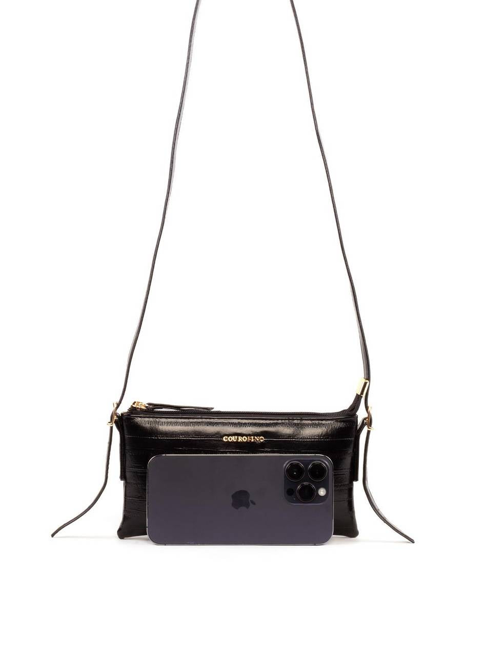 Box Bag - Caixa com Bolsa Transversal Pequena - Preta BSI-6384 - PR