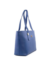 Bolsa Shopper Tiracolo com Flor - Azul BSI-6196 - AZ