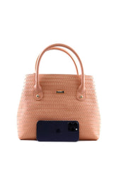 Bolsa Tote Grande com Duas Divisórias - Nude BSI-6389 - NU