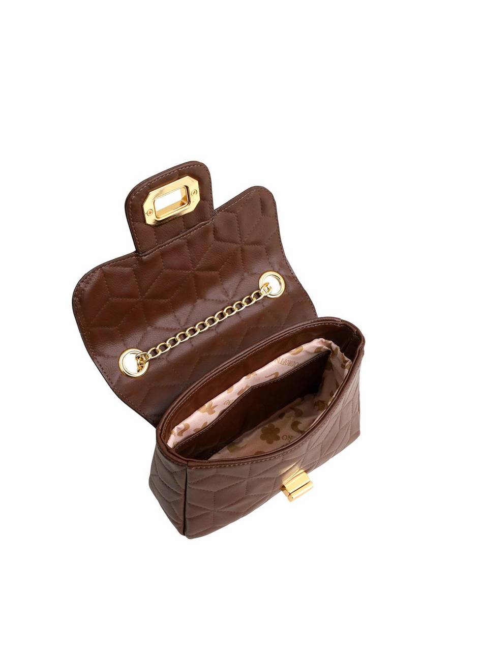 Bolsa Saddle Transversal Corrente Cacau BSI-5493 - CA