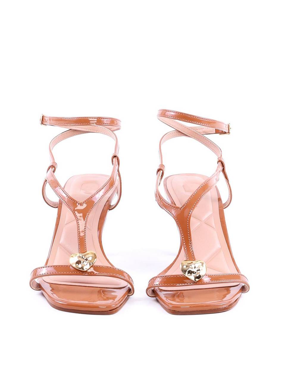 Sandália de Salto com Tiras e Detalhe de Coração - Castor SDI-11764 - CS