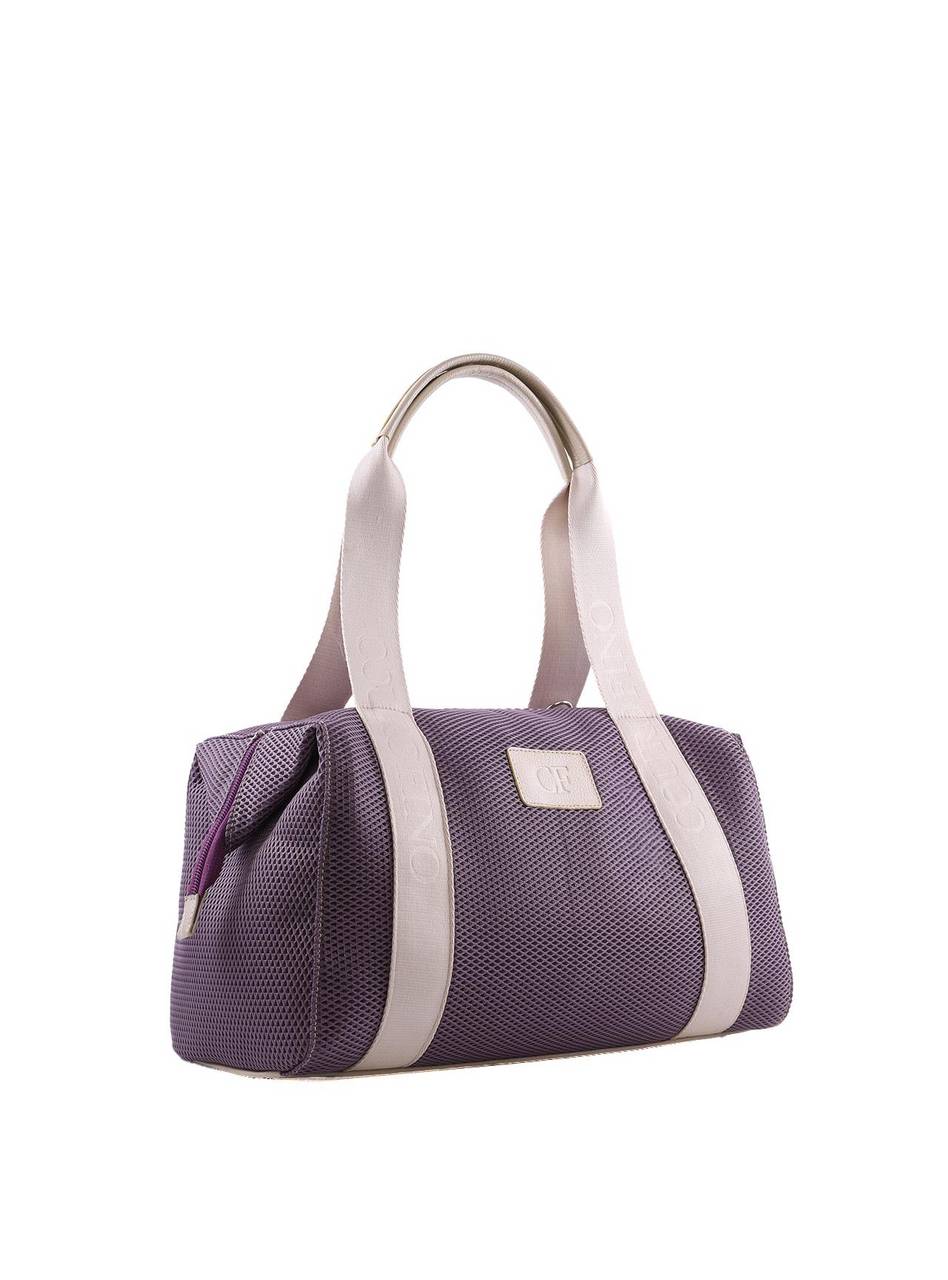 Bolsa Baú em Tela com Fita na Alça - Roxo BSI-6400 - RO