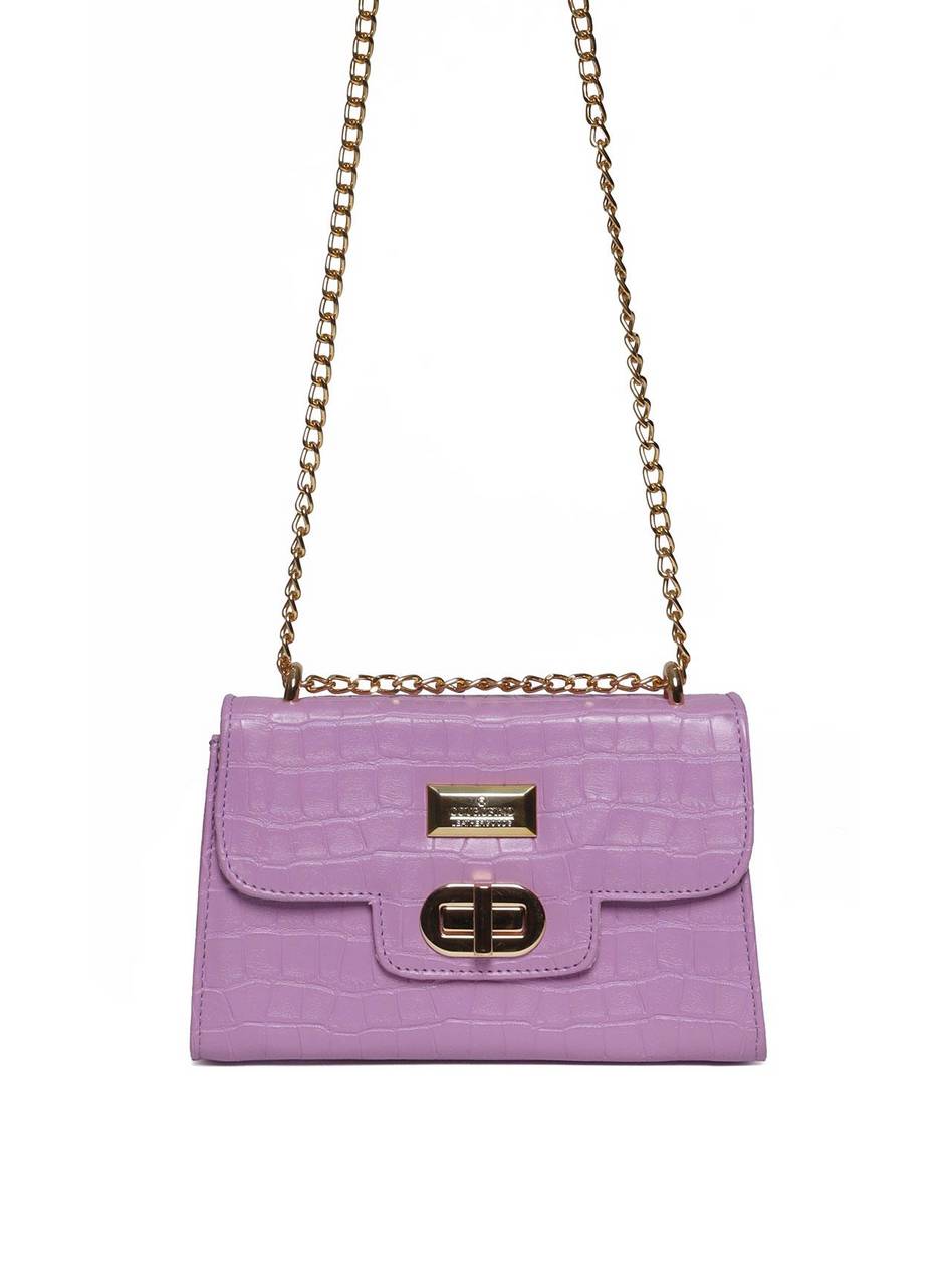 Bolsa Clutch Corrente Pequena - Lilás BSI-5544 - LI