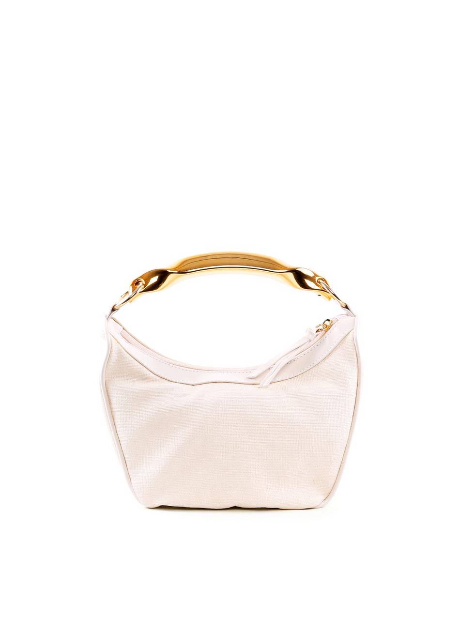 Bolsa Hobo com Alça Geométrica e Corrente - Fenno BSI-6428 - FE