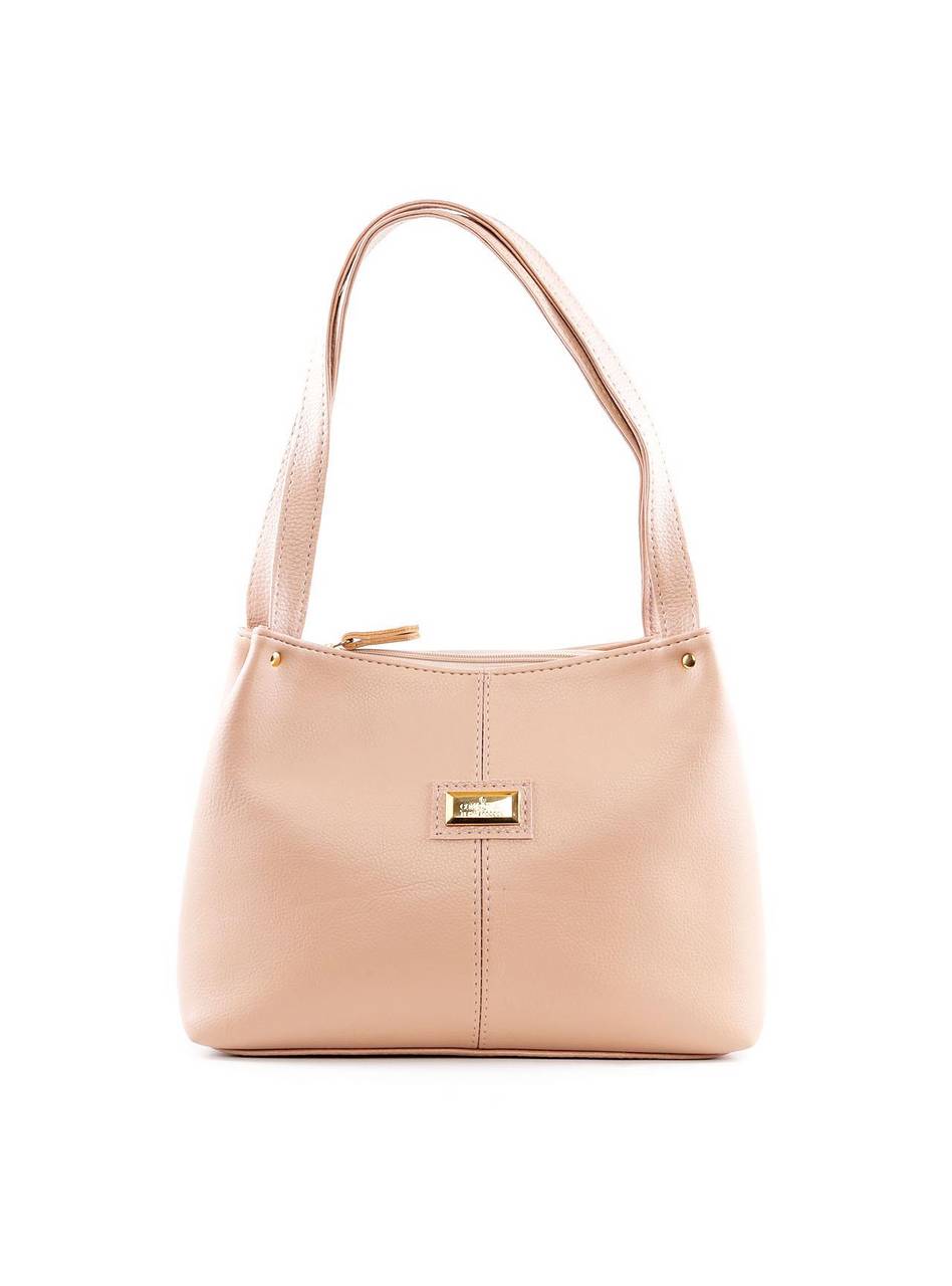 Bolsa Tote com Detalhe de Costura - Nude BSI-6425 - NU