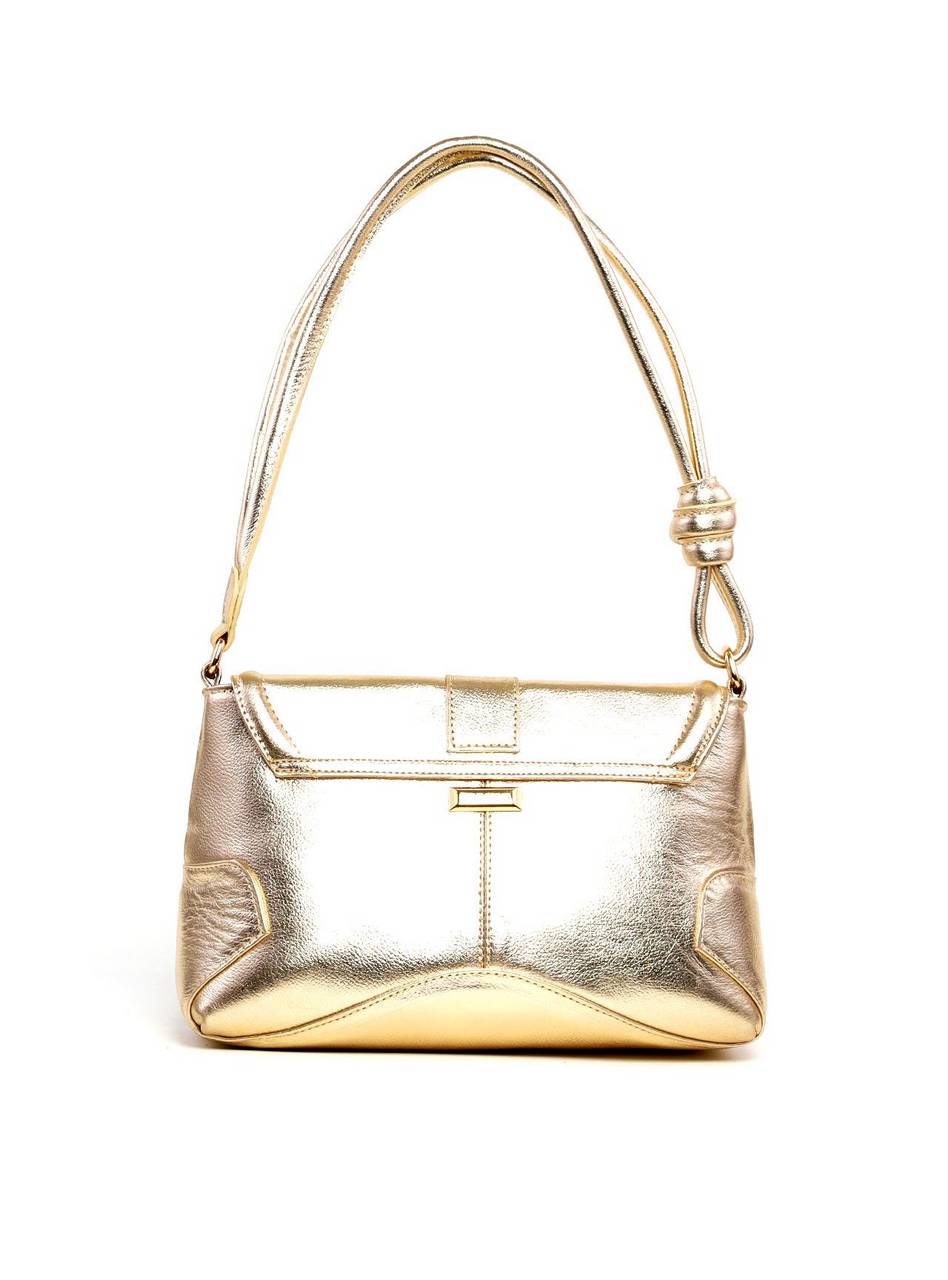 Bolsa Satchel com Costuras - Ouro BSI-6249 - AU