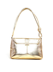 Bolsa Satchel com Costuras - Ouro BSI-6249 - AU