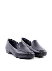 Mocassim Liso com Detalhe de Nervura - Preta SP - 12196 - PR