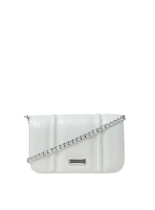 Bolsa Clutch Corrente Pequena Branca BSI-5486 - BR