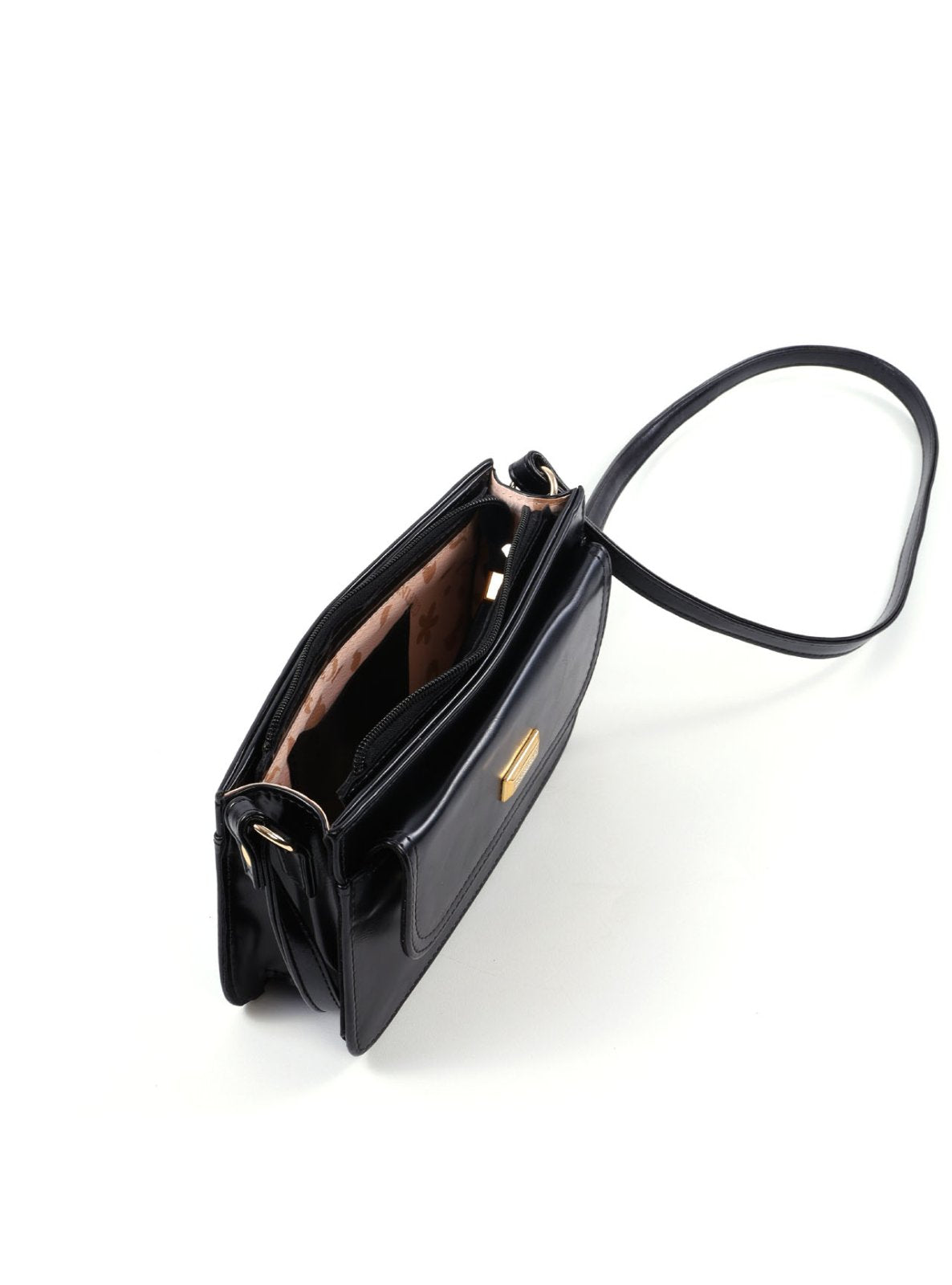 Bolsa Transversal Pequena com Bolso Frontal BSI-6539 - PR