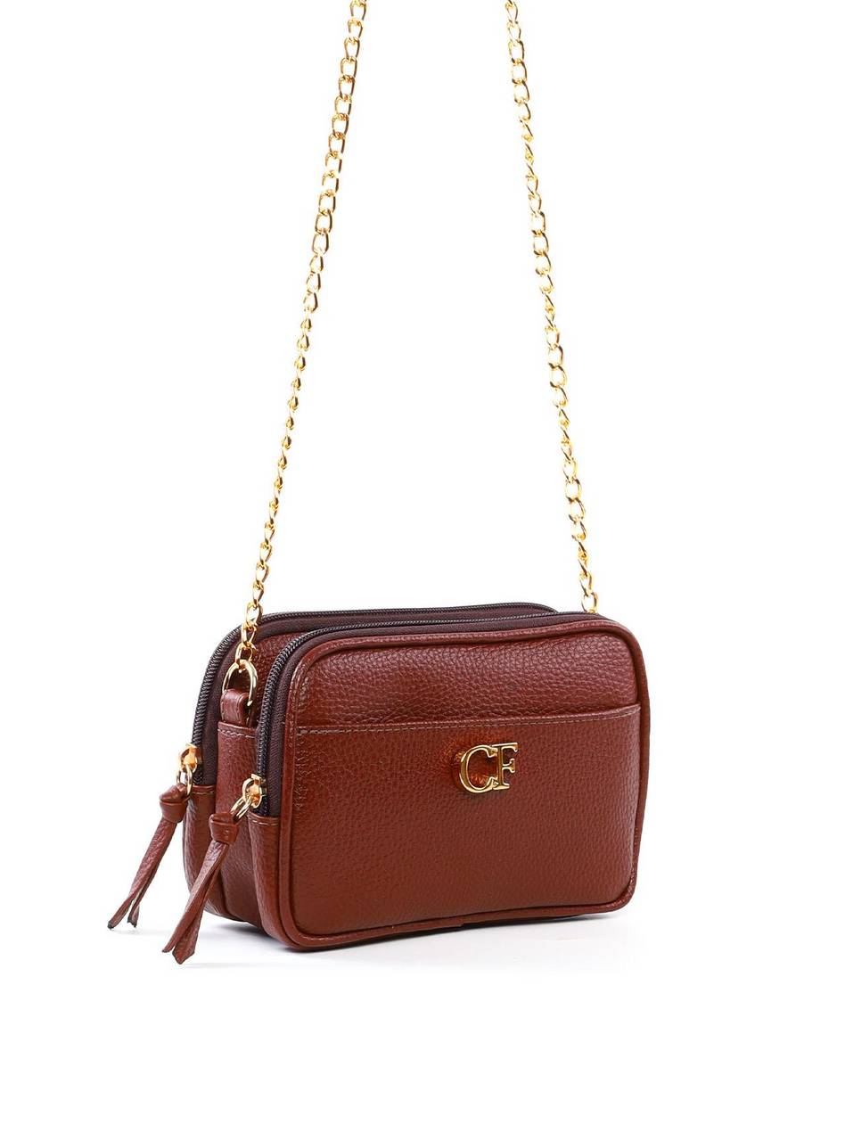 Bolsa Transversal Pequena - Cacau BSI-6404 - CA