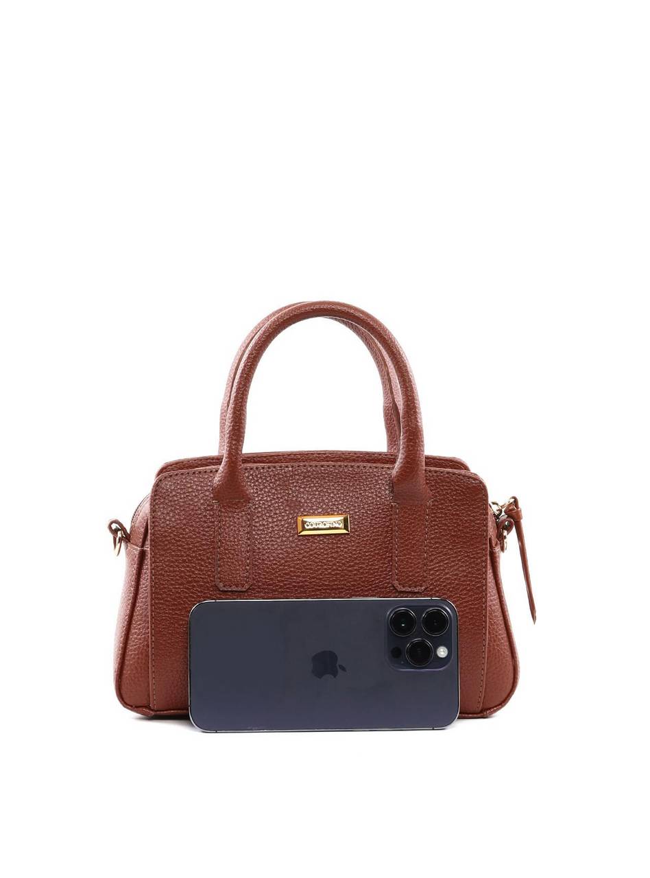 Bolsa Tote Quadrada com 3 Divisórias - Cacau BSI-6474 - CA