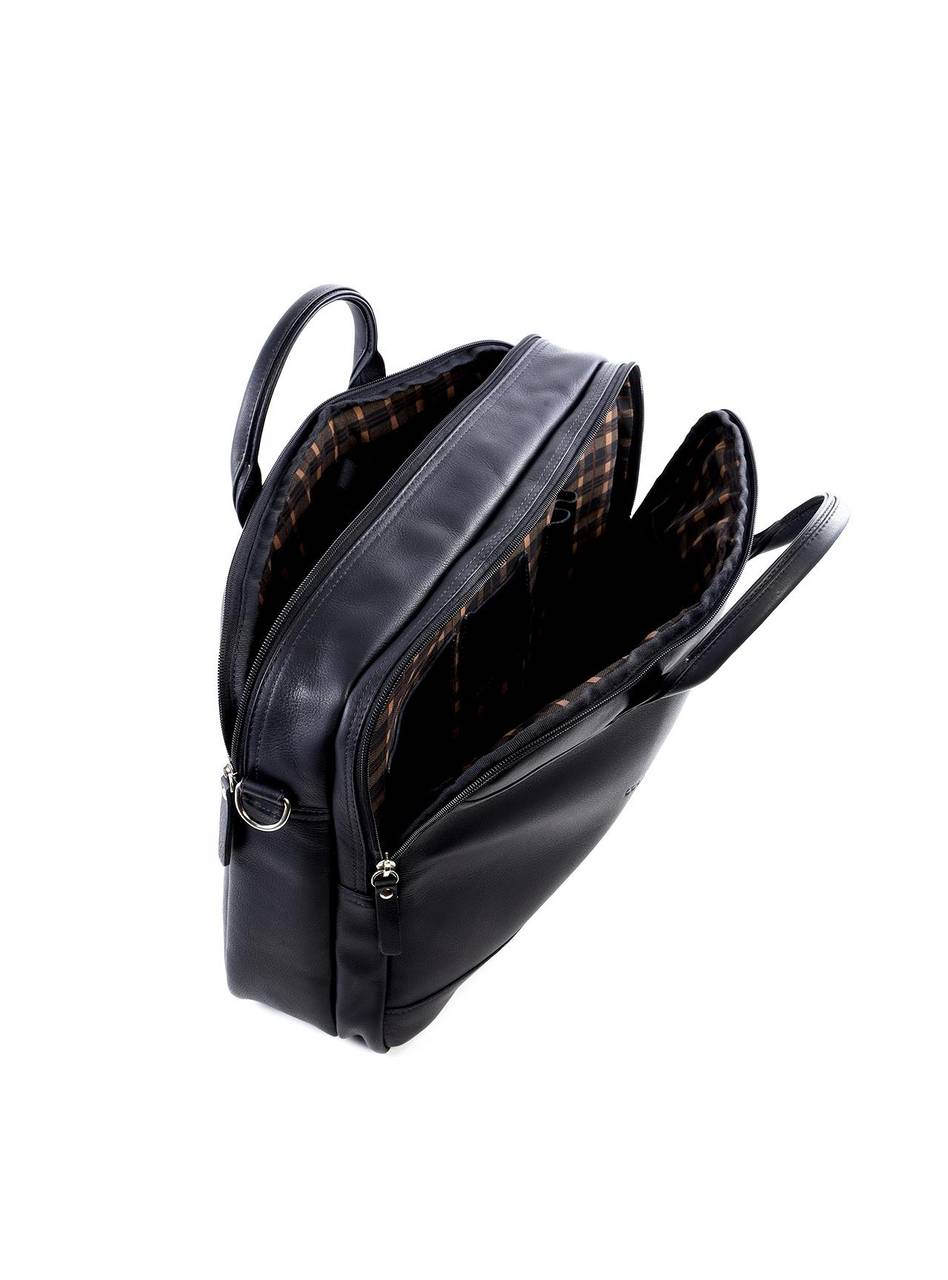 Pasta Unissex Executiva com Bolso Frontal Duplo - Preta PTI-404 - PR