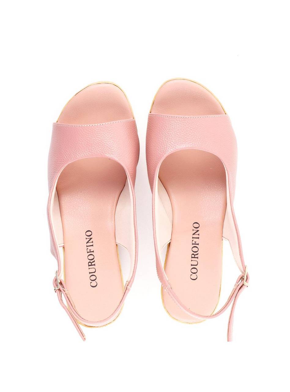 Sandália Plataforma com Recorte - Nude SDI-11948 - NU