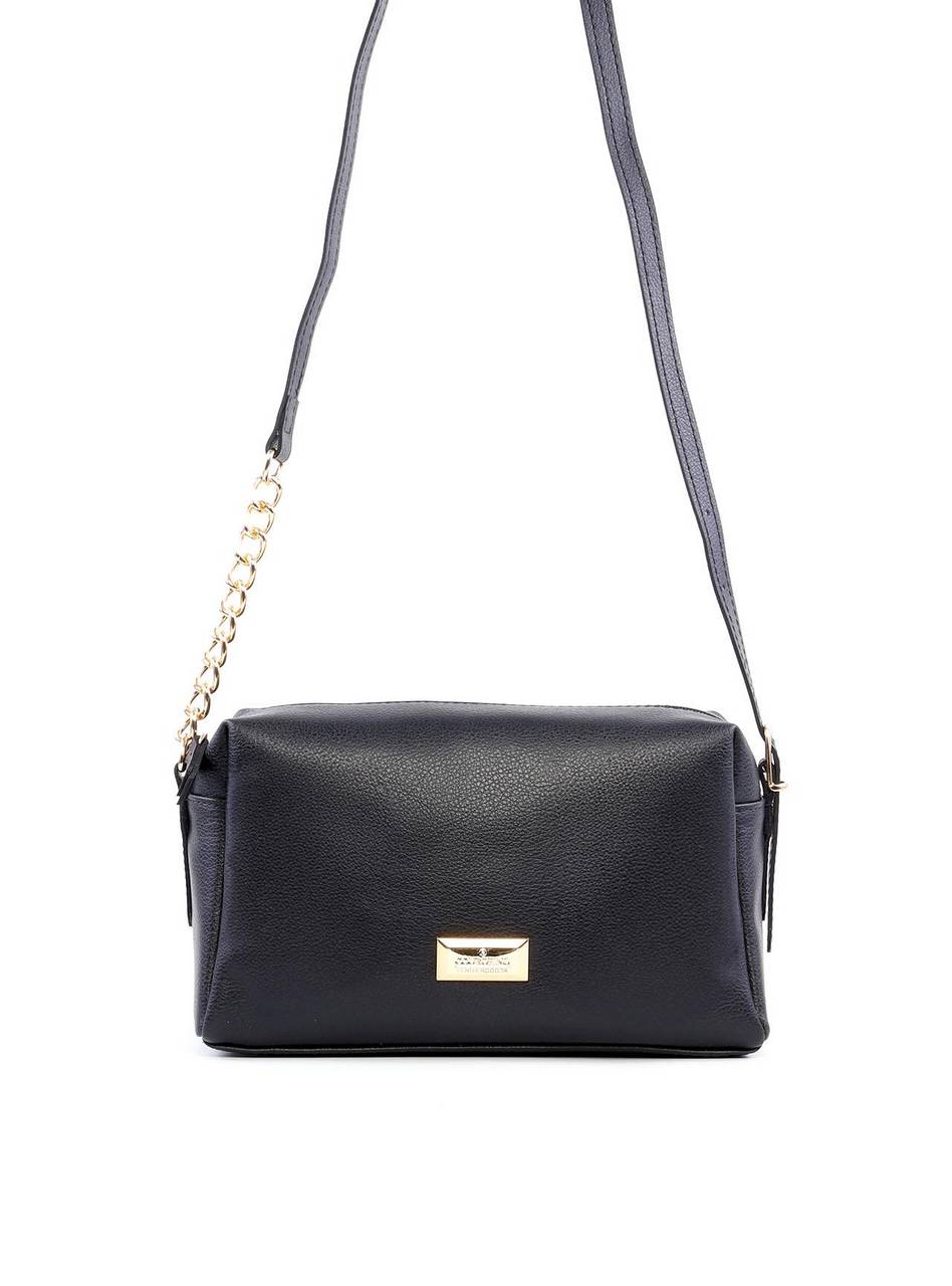 Bolsa Bag com Detalhe de Corrente - Preta BSI-6233 - PR