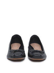 Sandália Feminina Sapatinho Couro - Preta SDI-11600 - PR