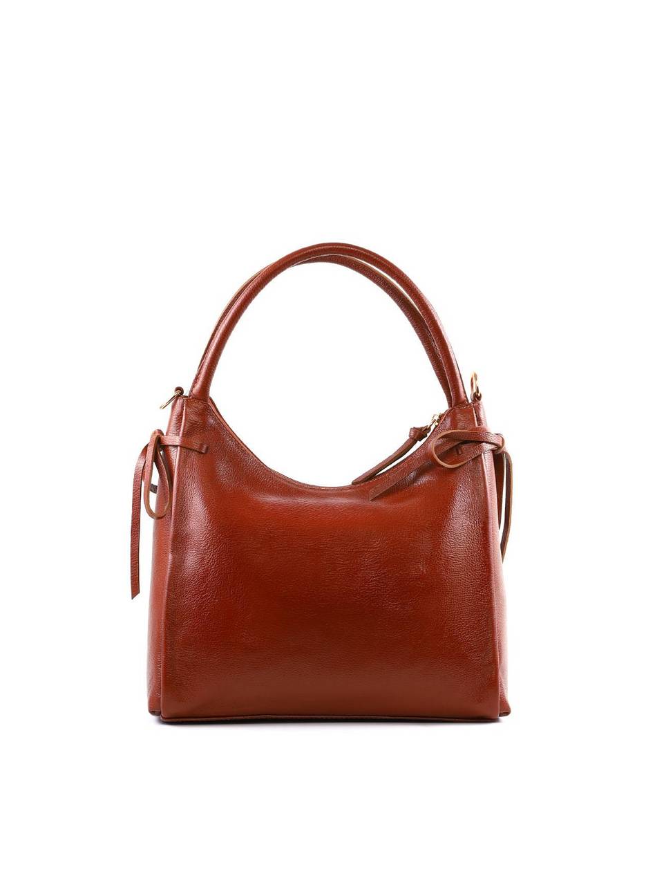 Bolsa Tote Grande Enfeite Laços Laterais Alça Dupla - Castor BSI-6375 - CS