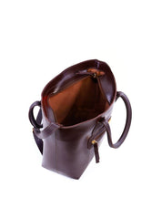 Bolsa Tote de Mão com Costuras - Cacau BSI-6131 - CA