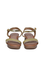Sandália Anabela Tira Única Confort - Ouro SDI-11655 - AU