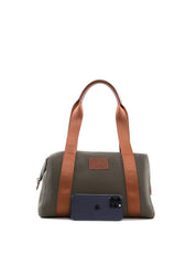 Bolsa Baú em Tela com Fita na Alça - Verde BSI-6400 - VD