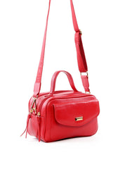 Bolsa Baú Transversal com Alça Dupla e Bolso Frontal BSI-6538 - VE