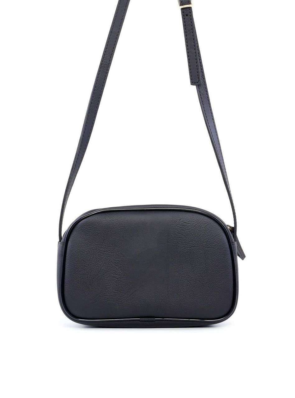 Bolsa Bag Transversal com Bolso Frontal - Preta BSI-6190 - PR
