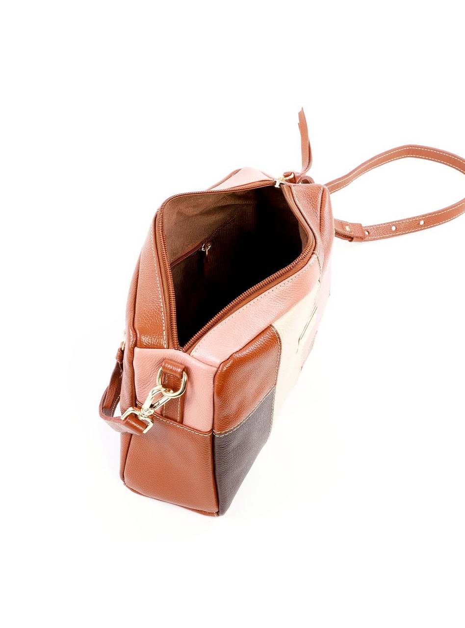 Bolsa Tote Retangular com Retalhos - Castor BSI-6266 - CS